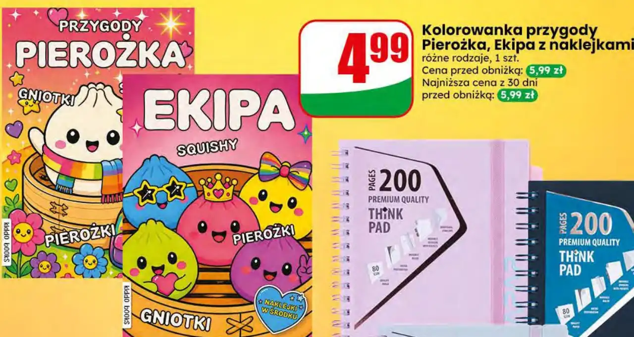 Kolorowanka przygody Pierożka, Ekipa z naklejkami