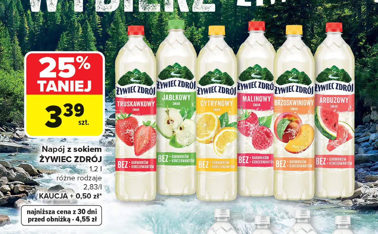 Woda brzoskwiniowa Żywiec Zdrój Z Nutą...