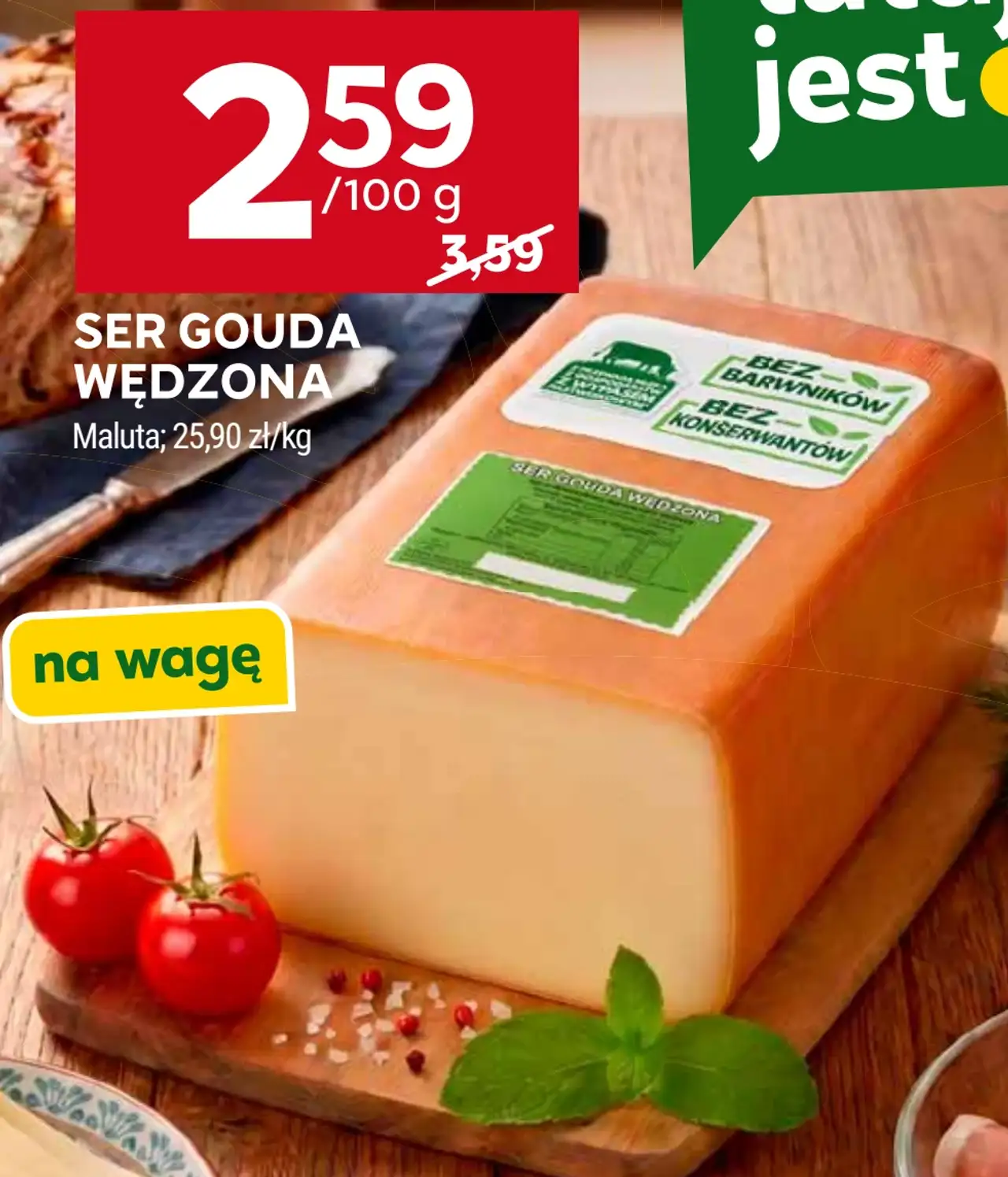 Maluta Ser Gouda Wędzona na wagę