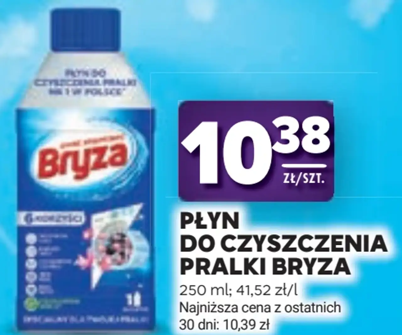 Płyn do czyszczenia pralki Bryza