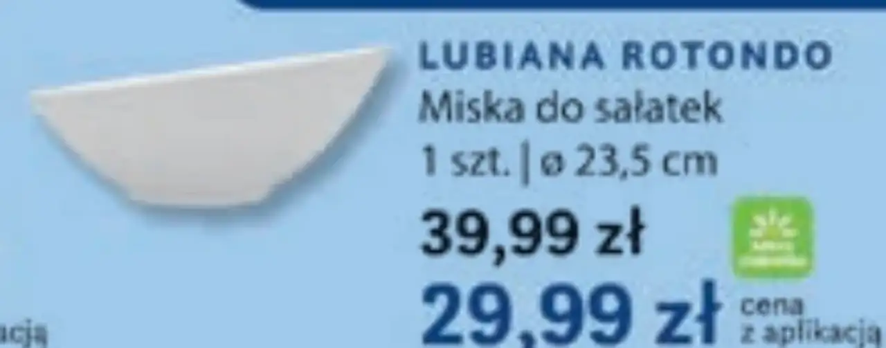 LUBIANA ROTONDO Miska do sałatek 23,5 cm