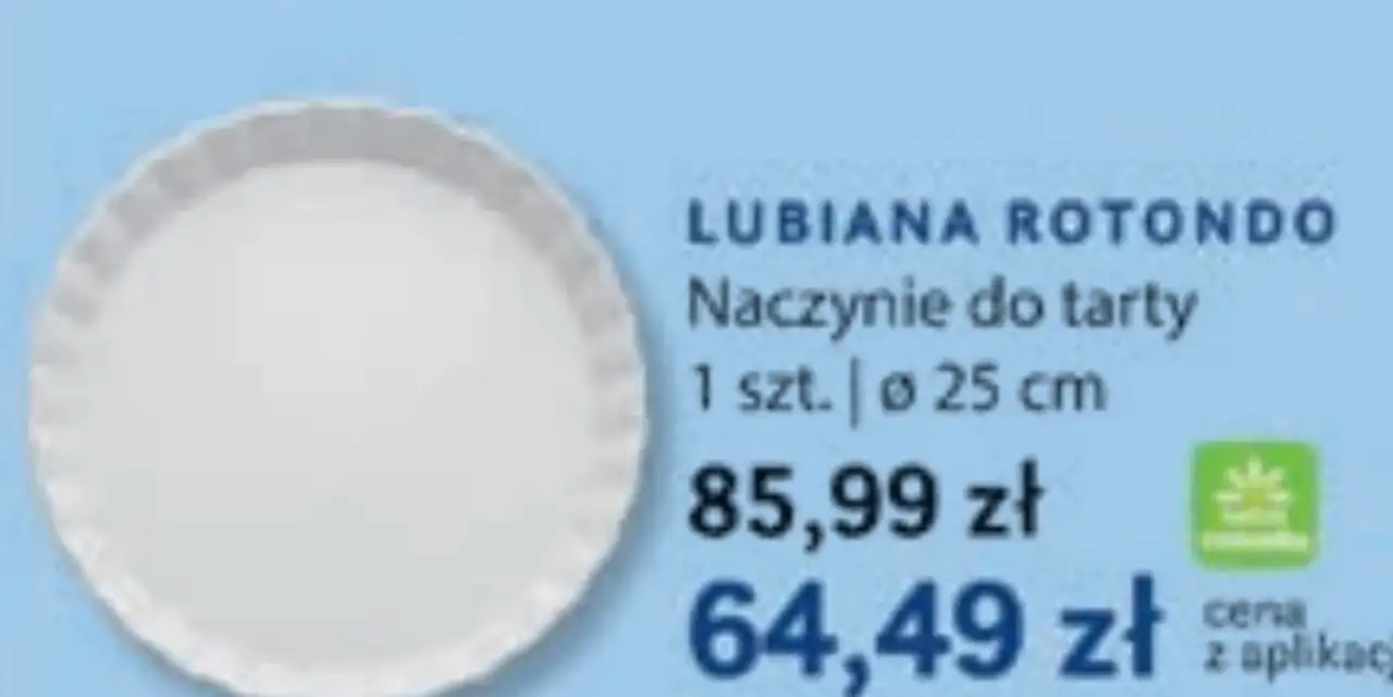 LUBIANA ROTONDO Naczynie do tarty 25 cm