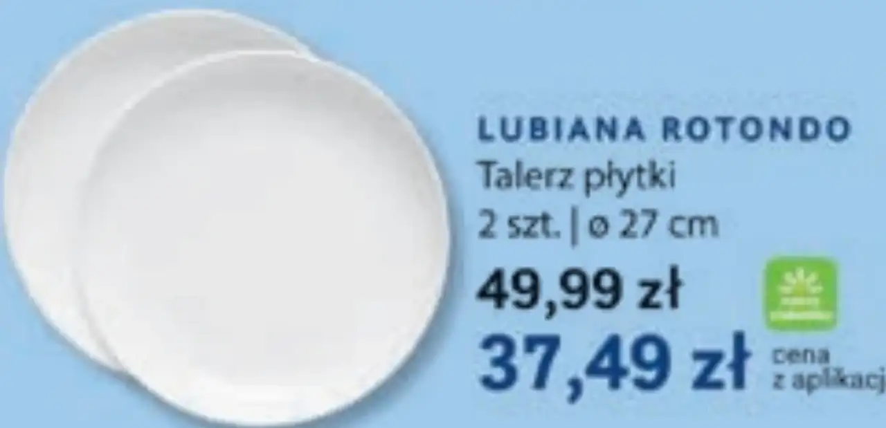 LUBIANA ROTONDO Talerz płytki 27 cm, 2 szt.