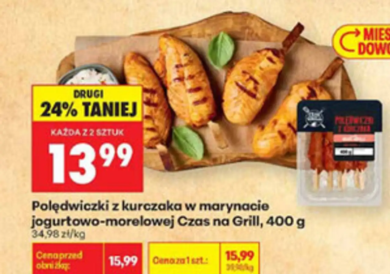 Polędwiczki z kurczaka w marynacie jogurtowo-morelowej Czas na Grill