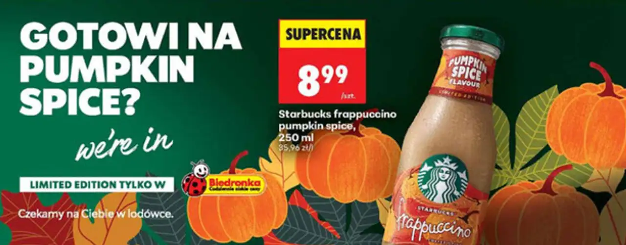 Starbucks Frappuccino Pumpkin Spice