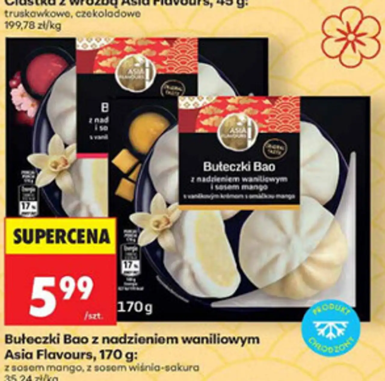 Bułeczki Bao z nadzieniem waniliowym Asia Flavours