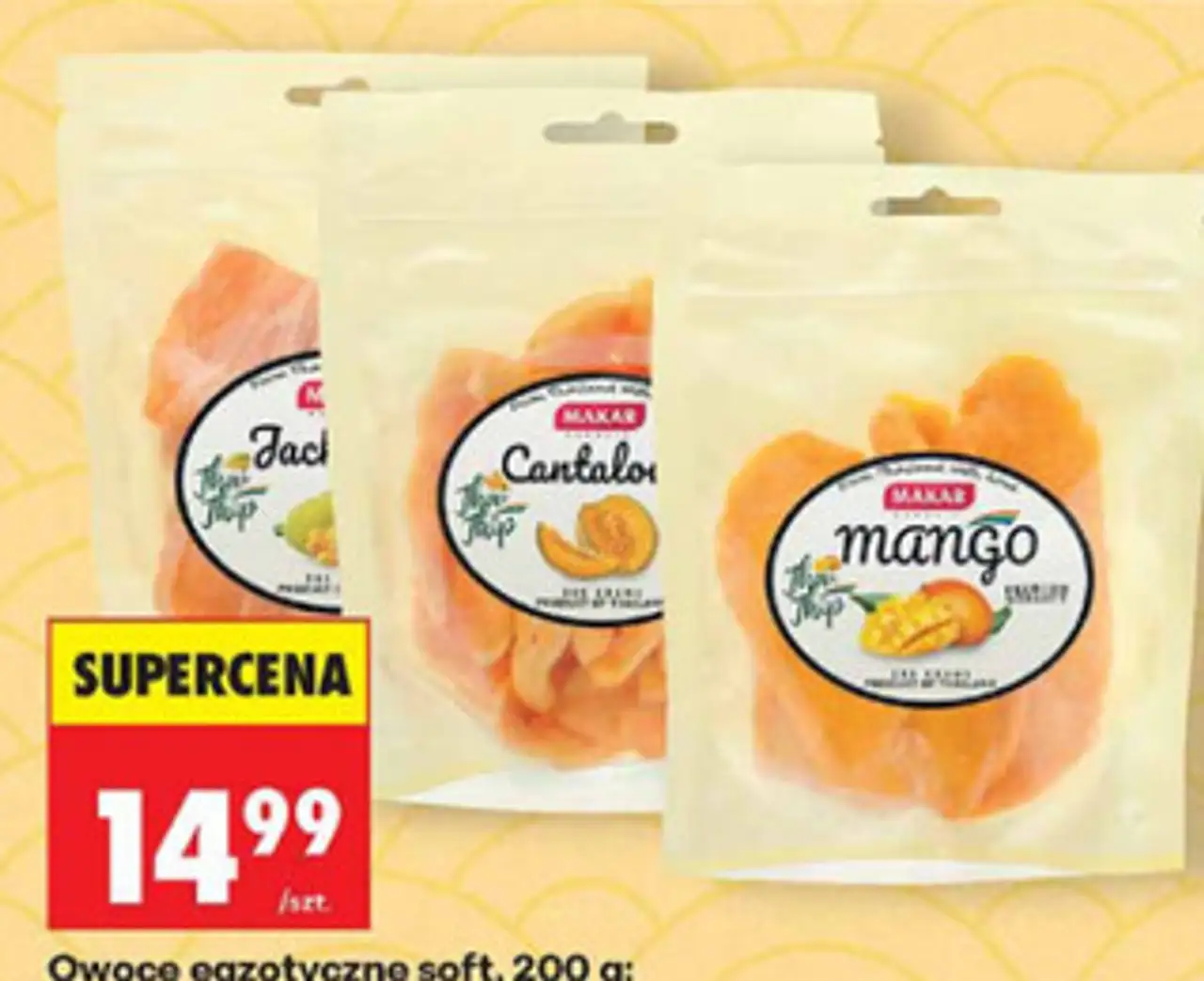 Owoce egzotyczne soft Makar, 200 g