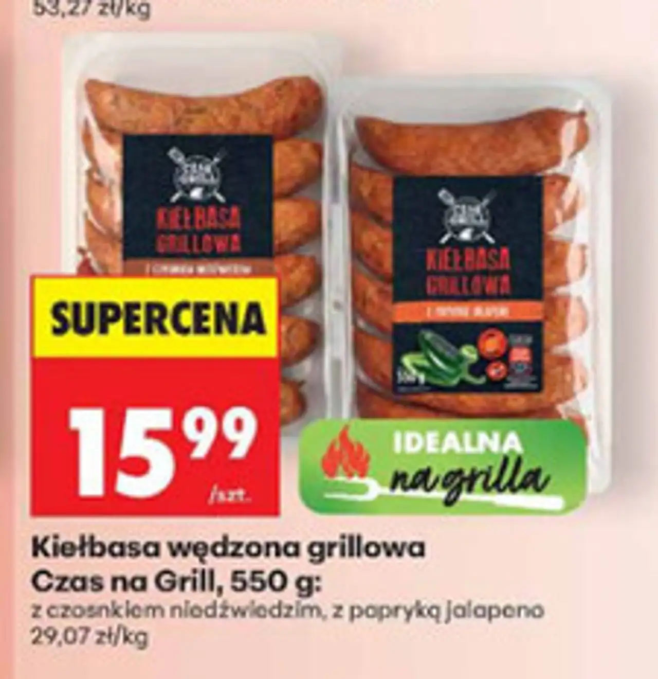 Kiełbasa wędzona grillowa Czas na Grill