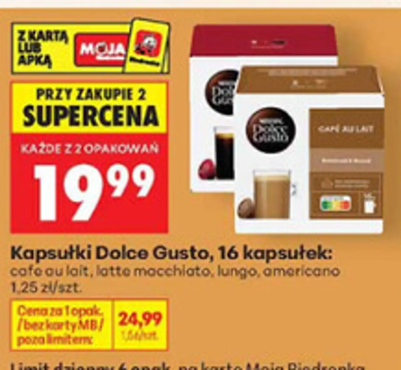 Kapsułki Dolce Gusto