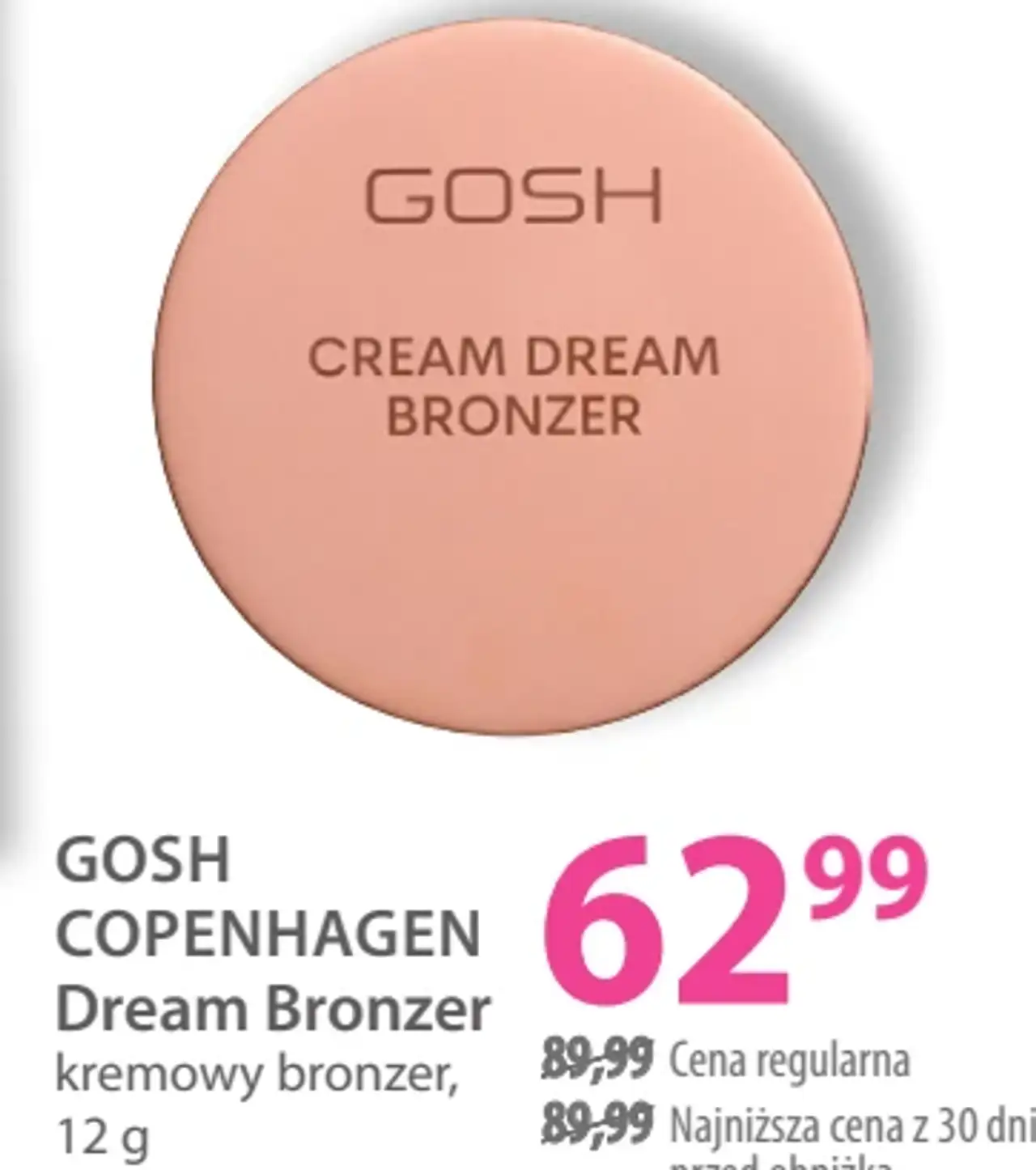 GOSH COPENHAGEN Dream Bronzer kremowy bronzer