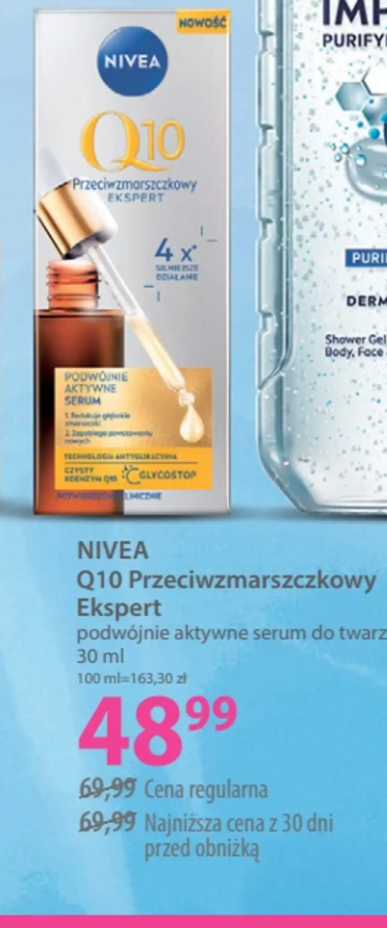 NIVEA Q10 Przeciwzmarszczkowy Ekspert podwójnie aktywne serum do twarzy