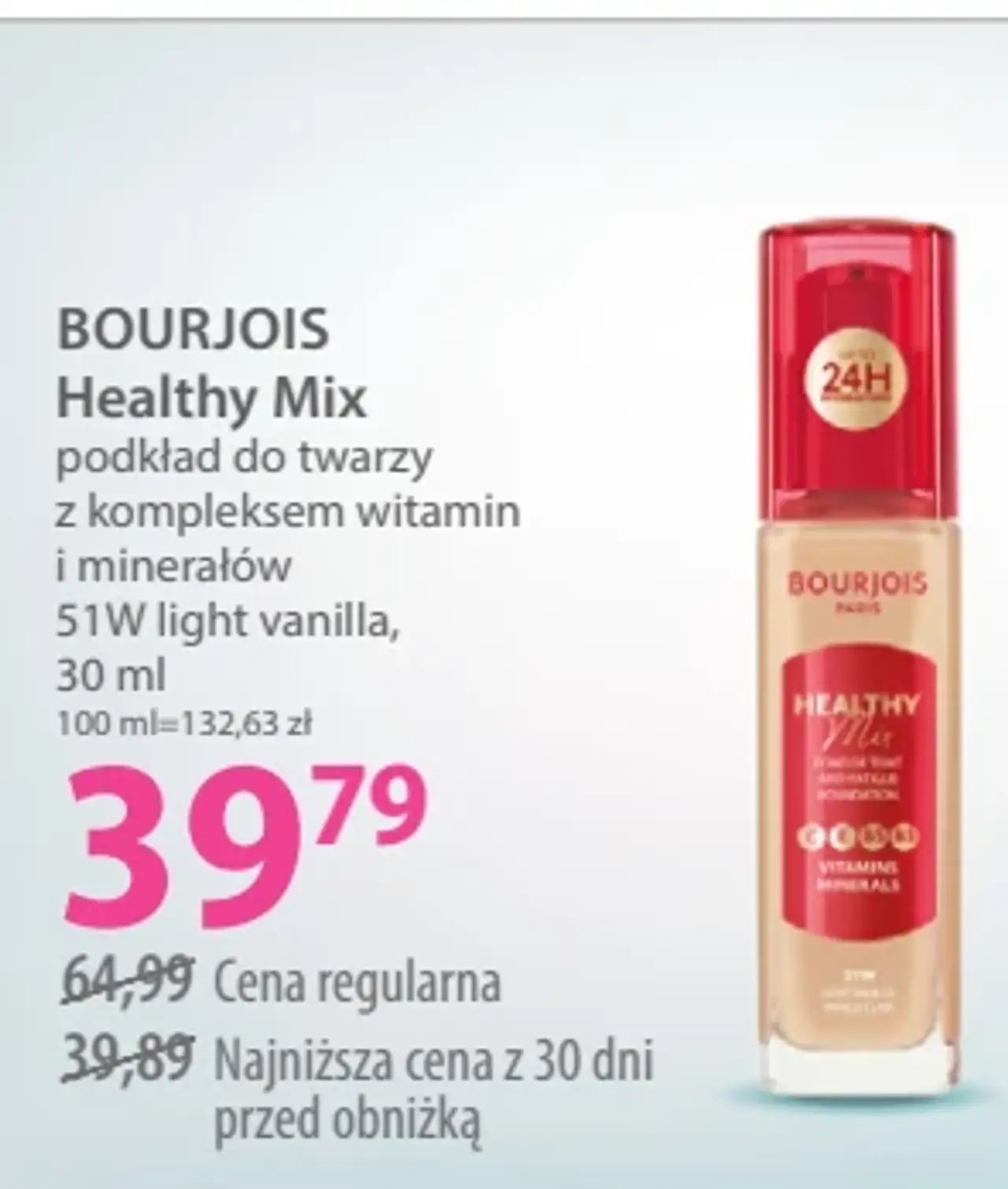 BOURJOIS Healthy Mix podkład do twarzy