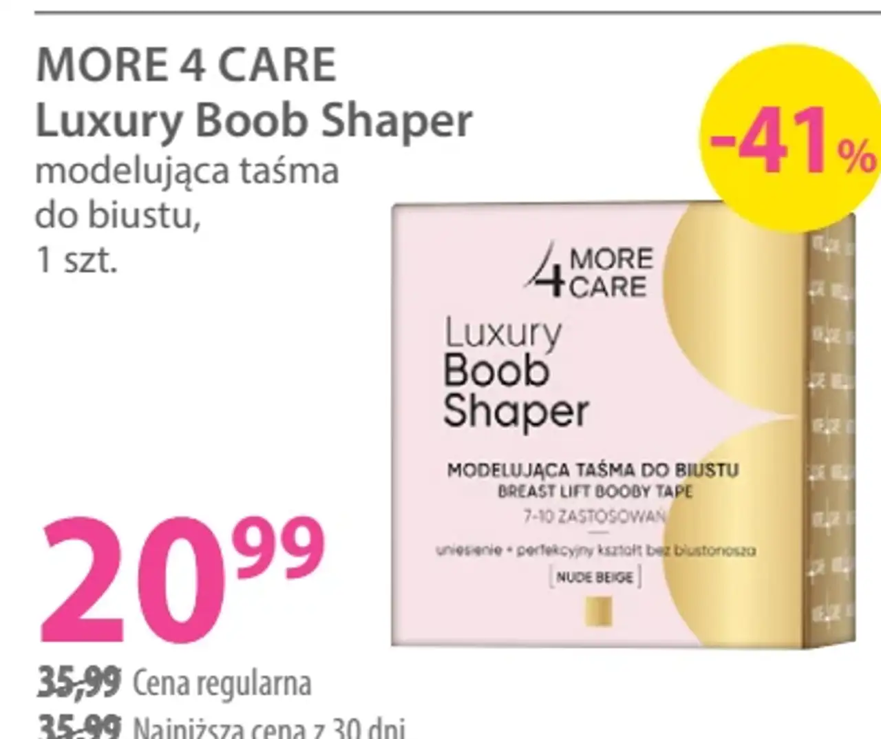 MORE 4 CARE Luxury Boob Shaper modelująca taśma do biustu