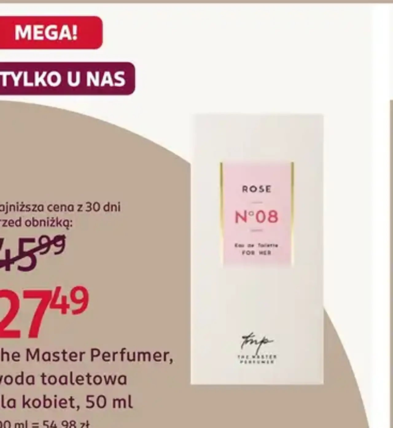 The Master Perfumer woda toaletowa dla kobiet Rose N°08