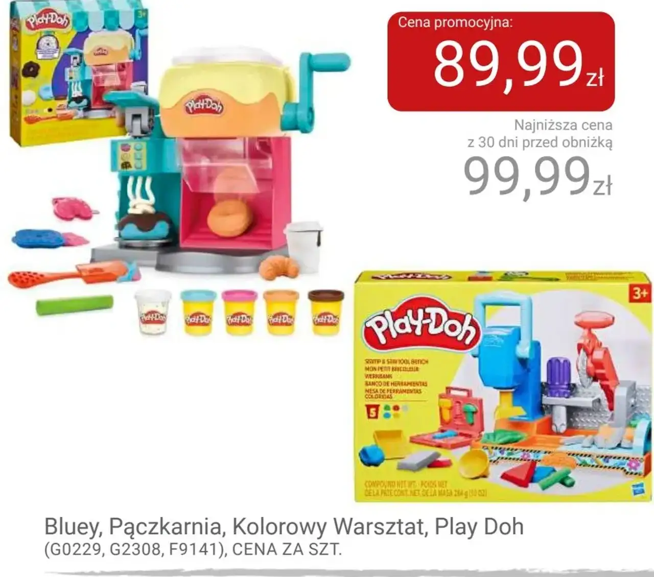 Bluey, Pączkarnia, Kolorowy Warsztat, Play Doh