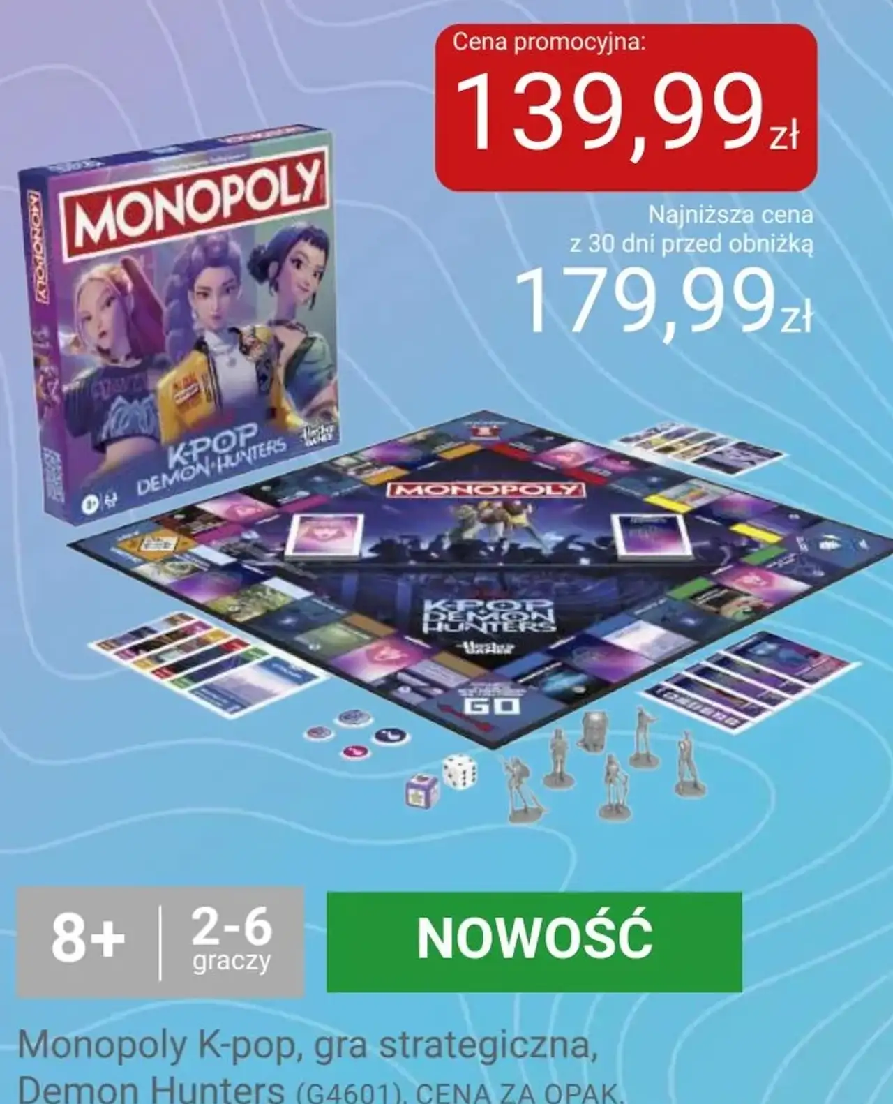 Monopoly K-pop, gra strategiczna, Demon Hunters