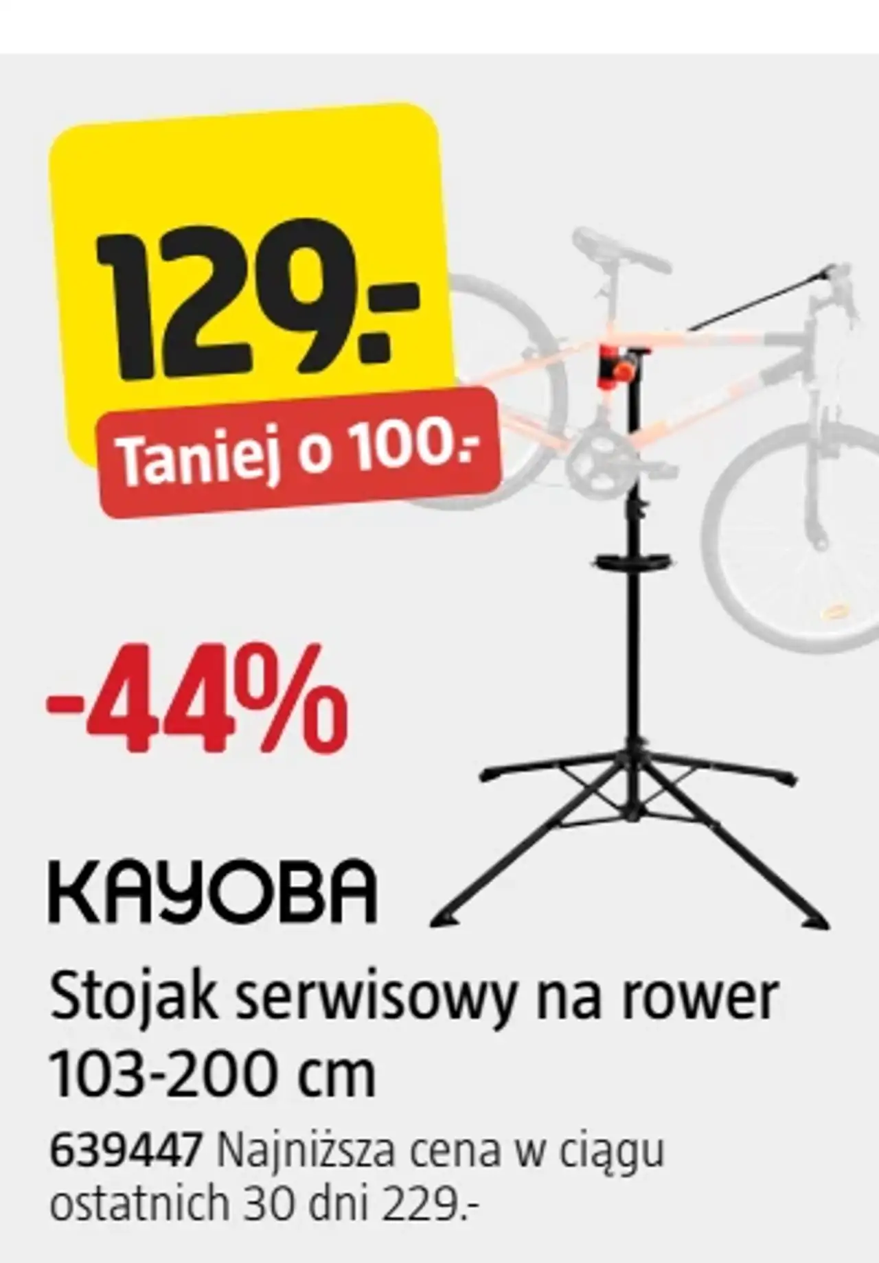 Kayoba Stojak serwisowy na rower 103-200 cm