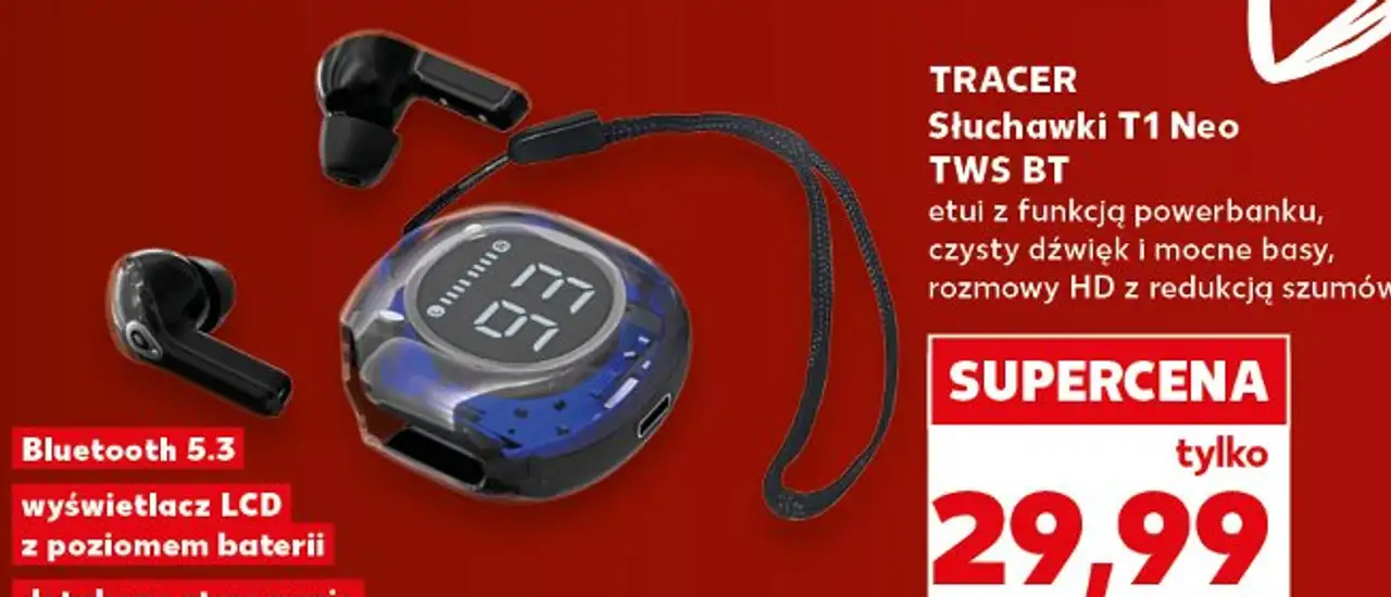 TRACER Słuchawki T1 Neo TWS BT