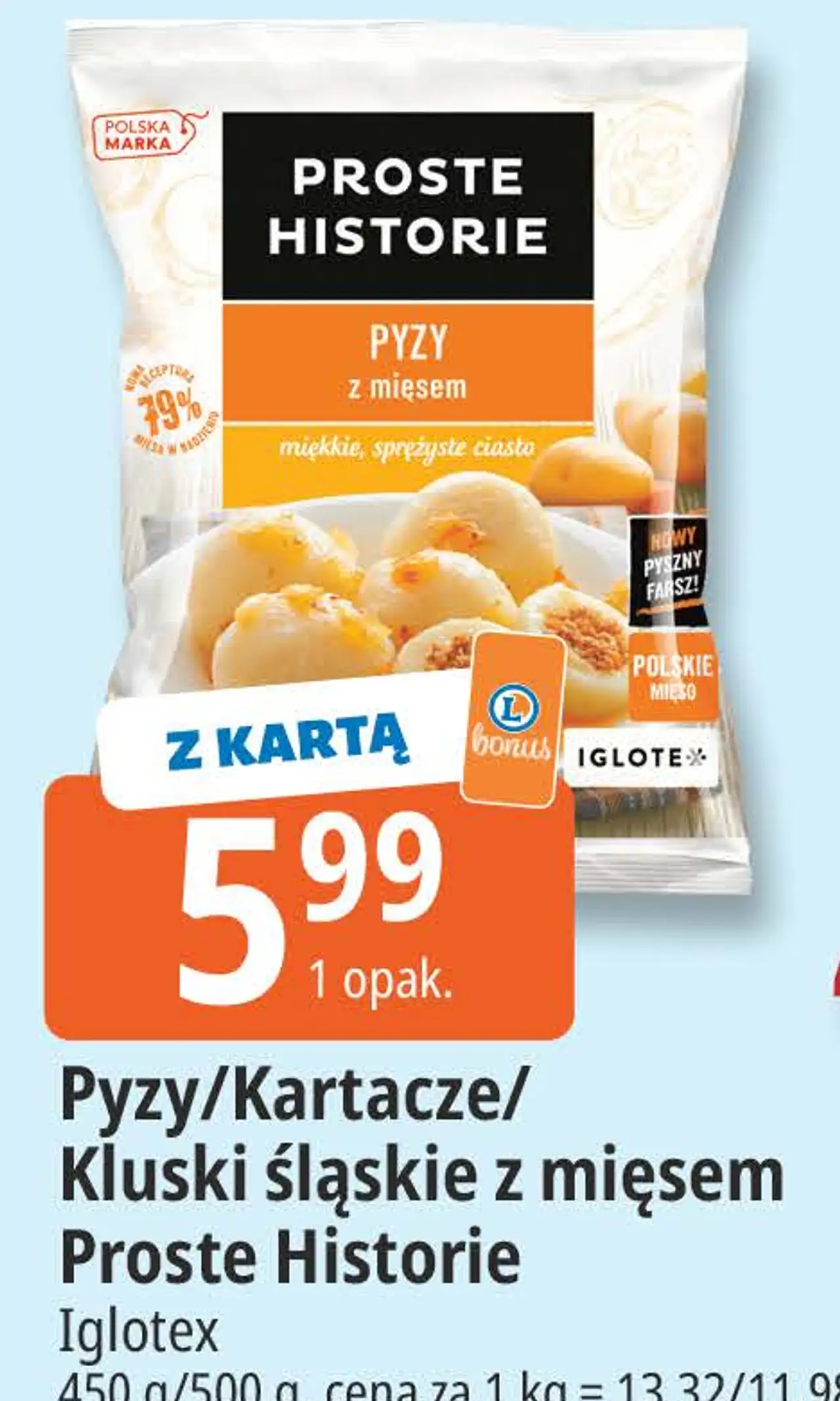 Pyzy/Kartacze/Kluski śląskie z mięsem Proste Historie