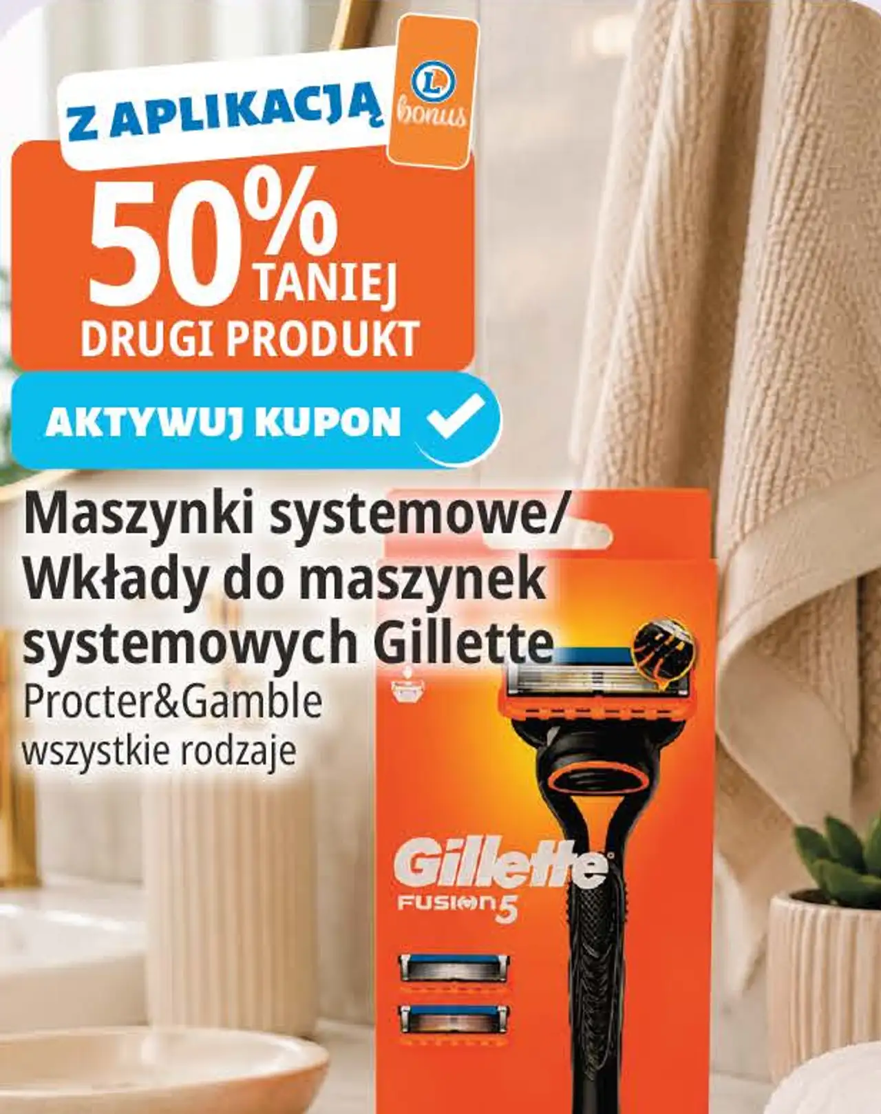 Maszynki systemowe/Wkłady do maszynek systemowych Gillette Procter&Gamble