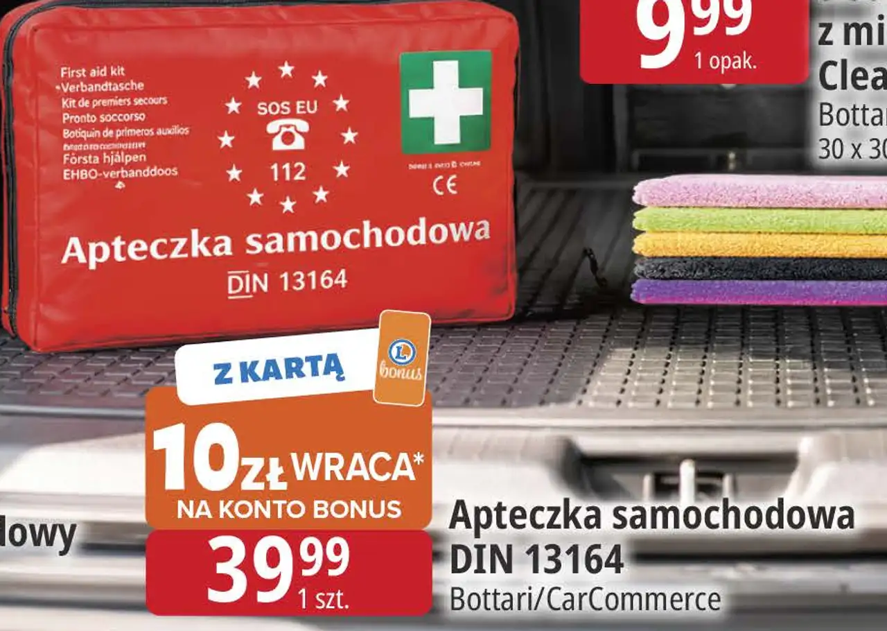 Apteczka samochodowa DIN 13164 Bottari/CarCommerce