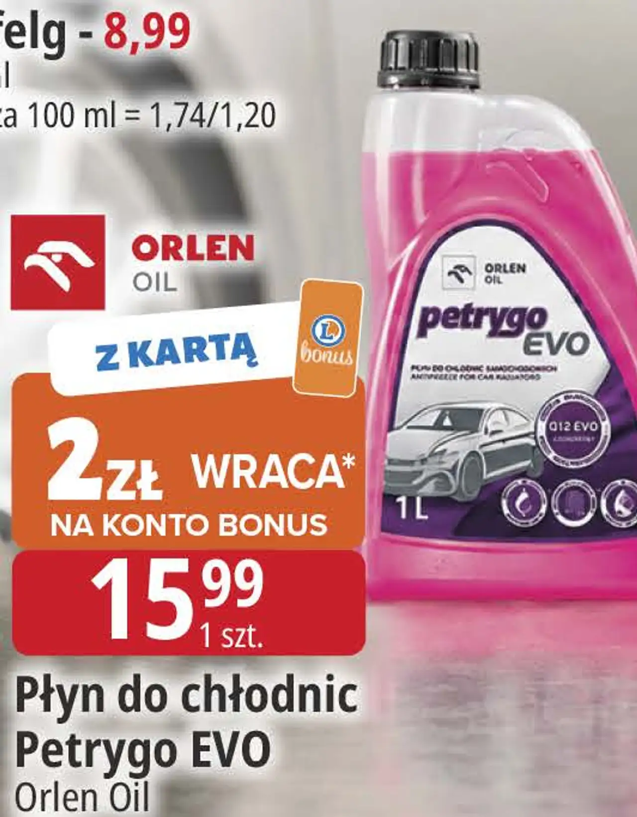 Płyn do chłodnic Petrygo EVO Orlen Oil