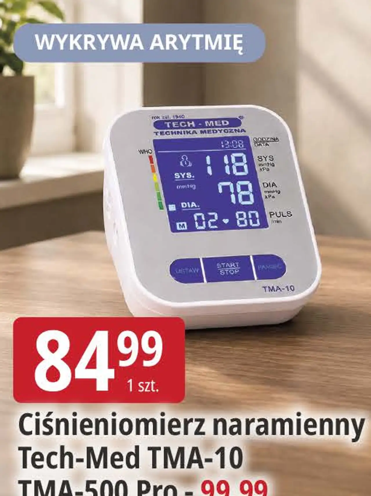 Ciśnieniomierz naramienny Tech-Med TMA-10