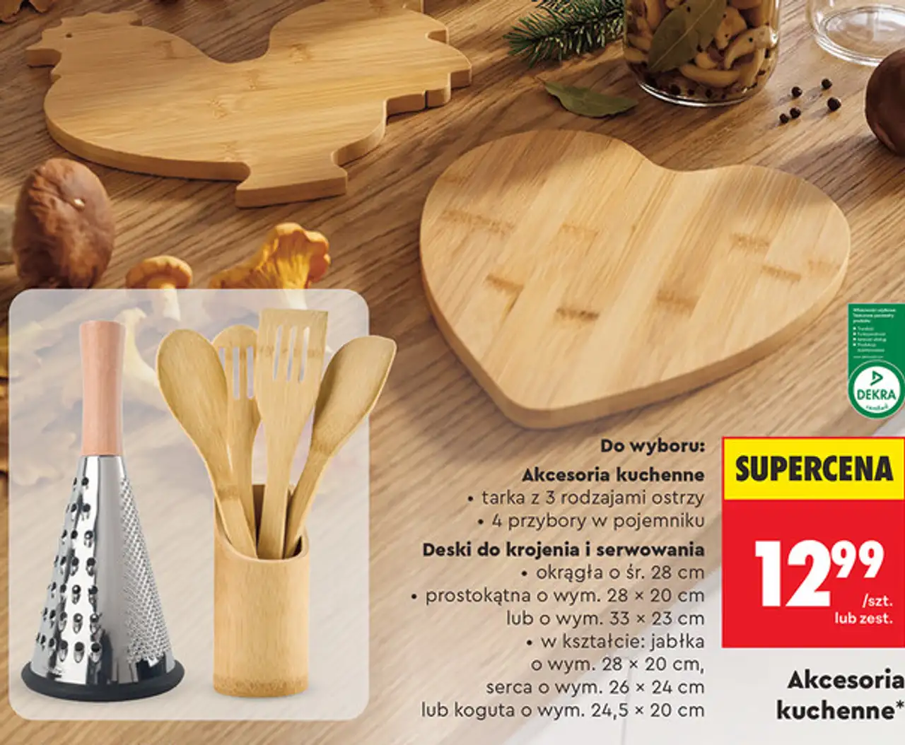 Akcesoria kuchenne lub deski do krojenia i serwowania Smukee