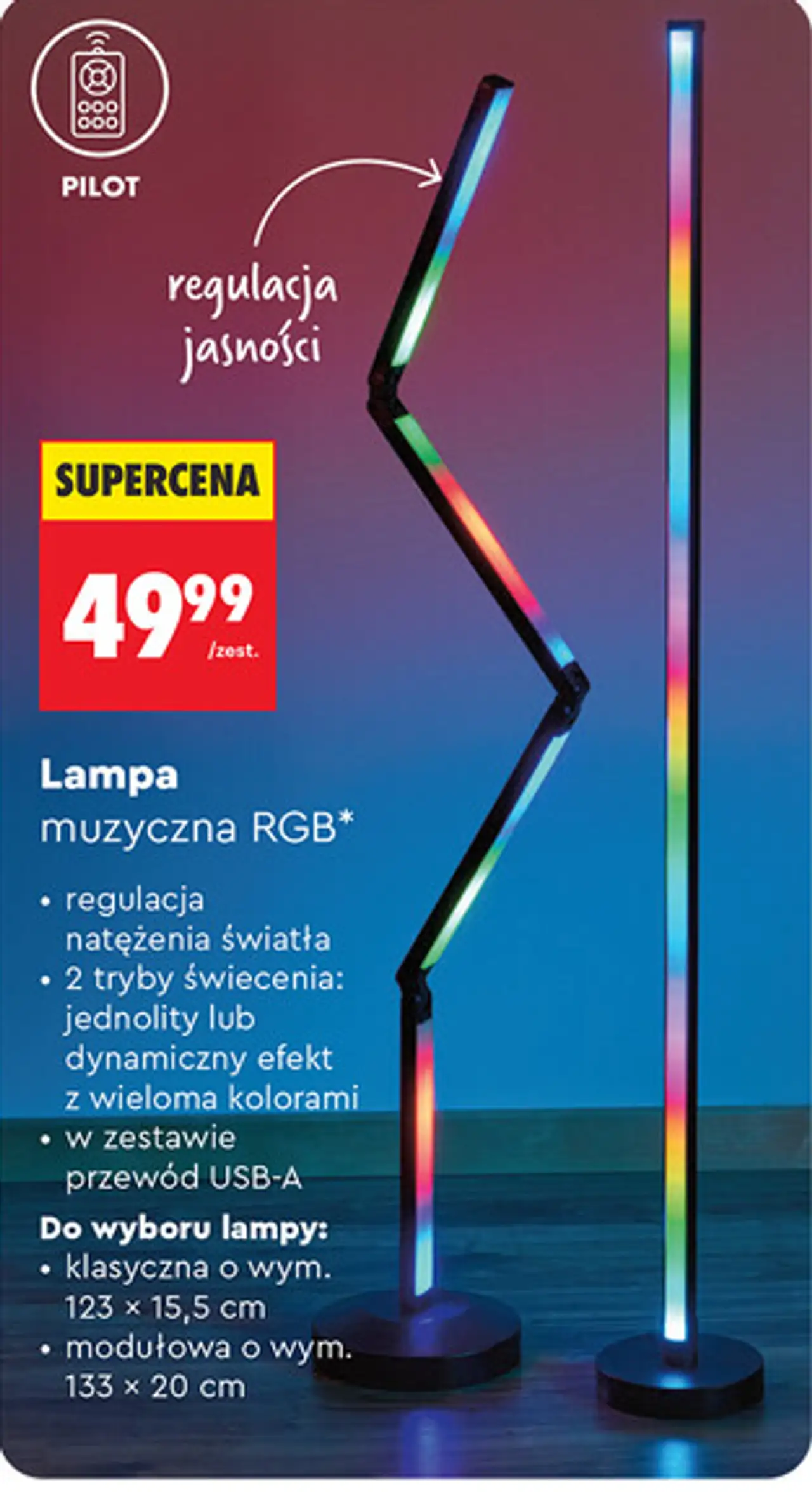 Lampa muzyczna RGB Gamer by Hykker