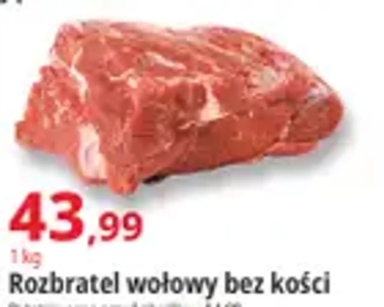 Rozbratel wołowy bez kości