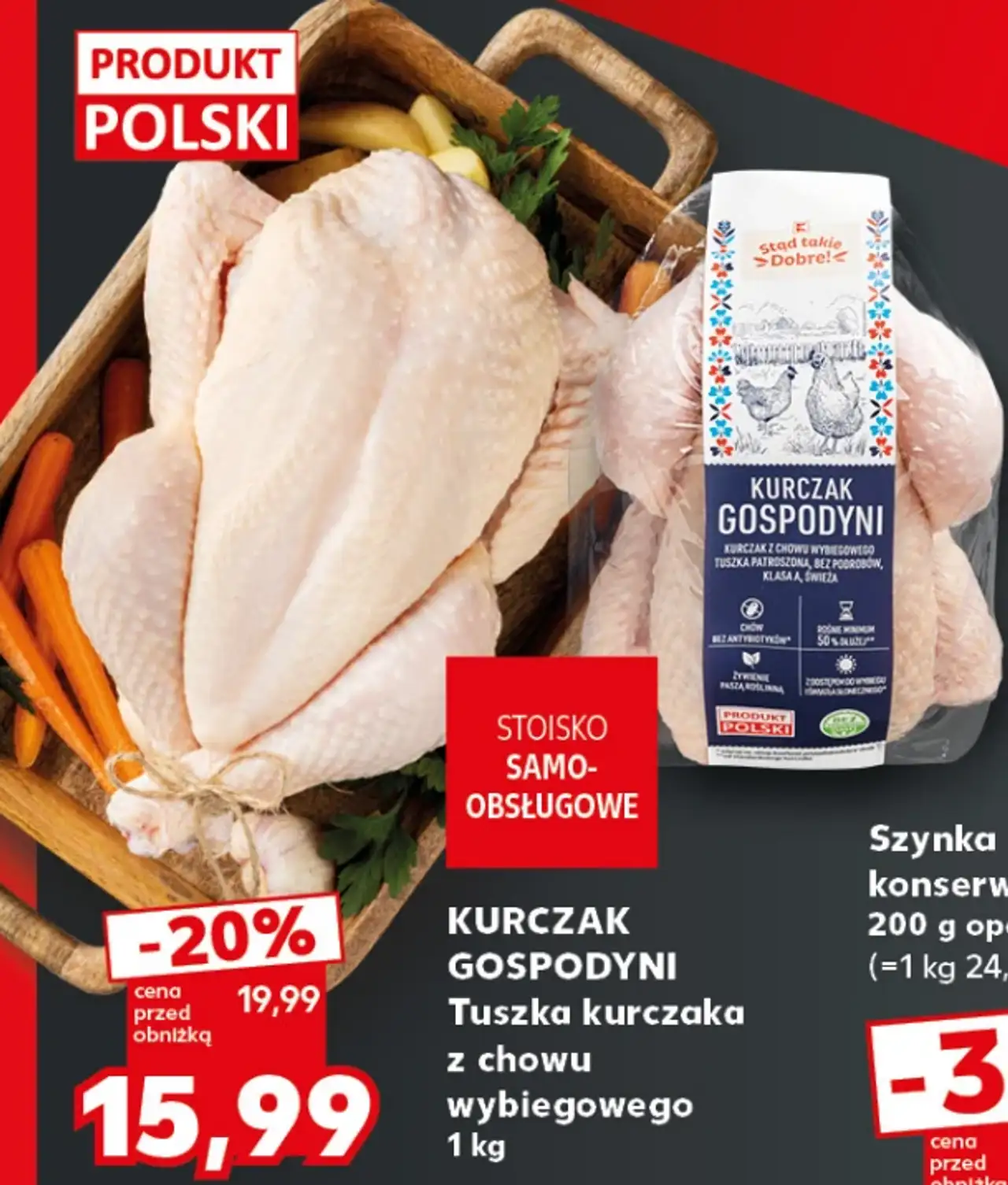 Kurczak Gospodyni Tuszka kurczaka z chowu wybiegowego