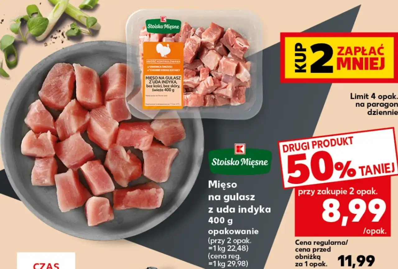 Stoisko Mięsne Mięso na gulasz z uda indyka