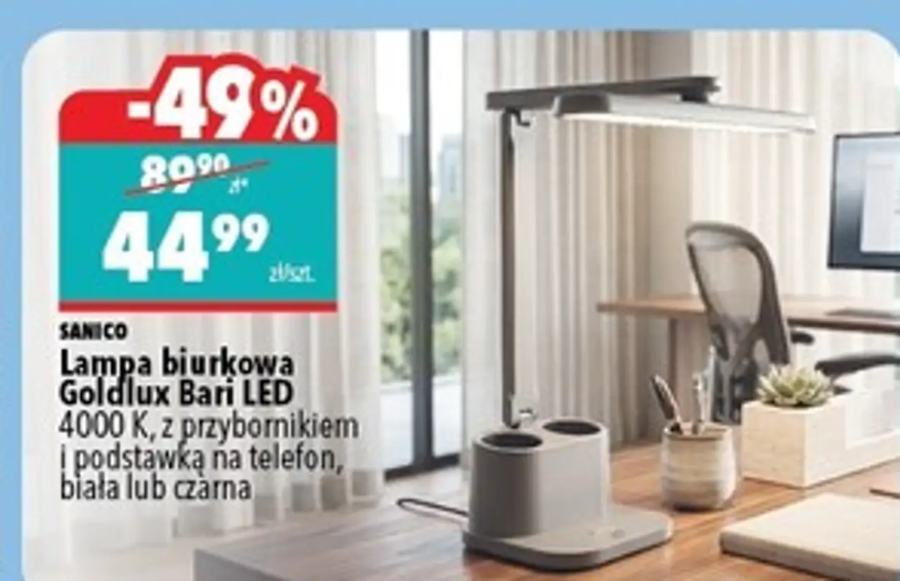 Sanico Lampa biurkowa Goldlux Bari LED