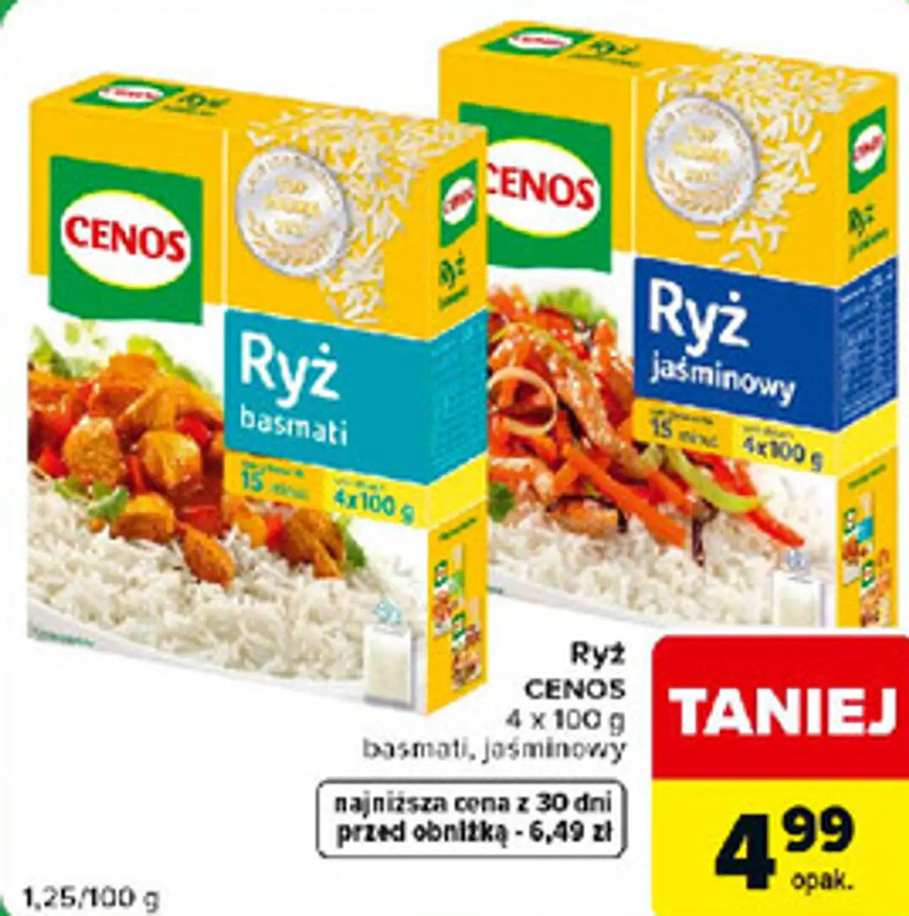 Ryż Cenos basmati, jaśminowy