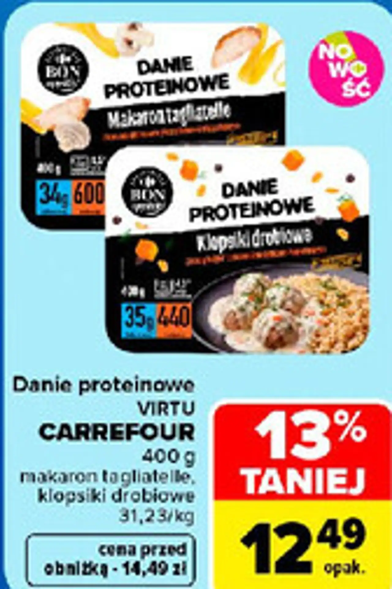 Danie proteinowe Virtu Carrefour