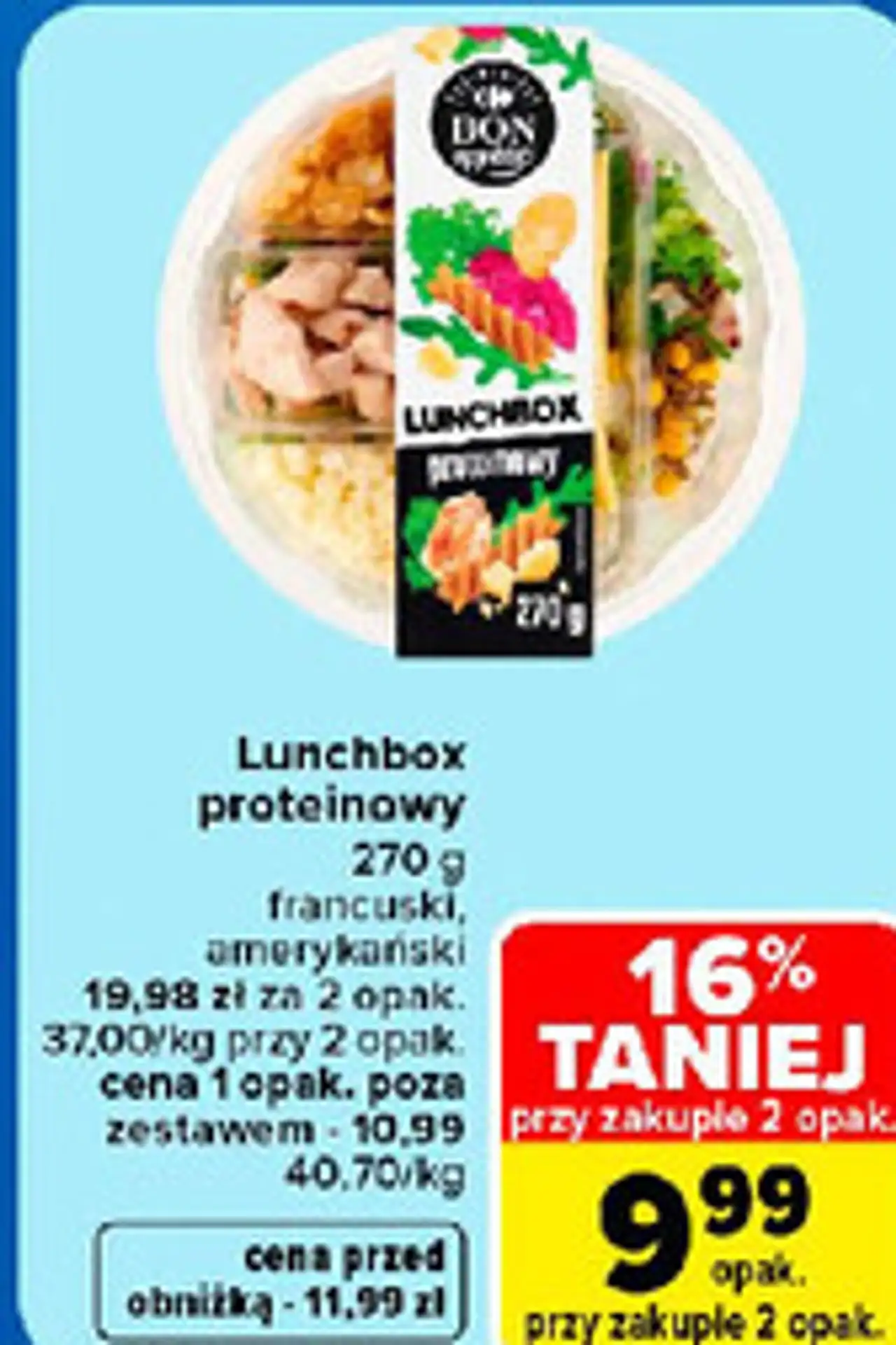 Lunchbox proteinowy Bon Appétit