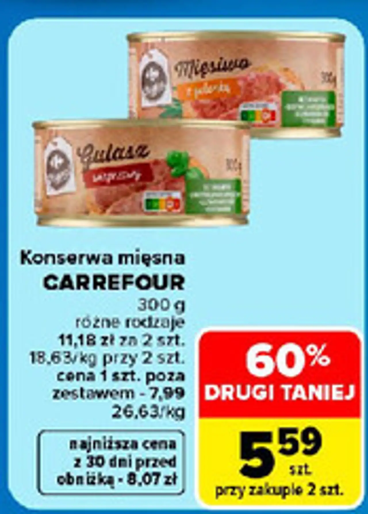 Konserwa mięsna CARREFOUR