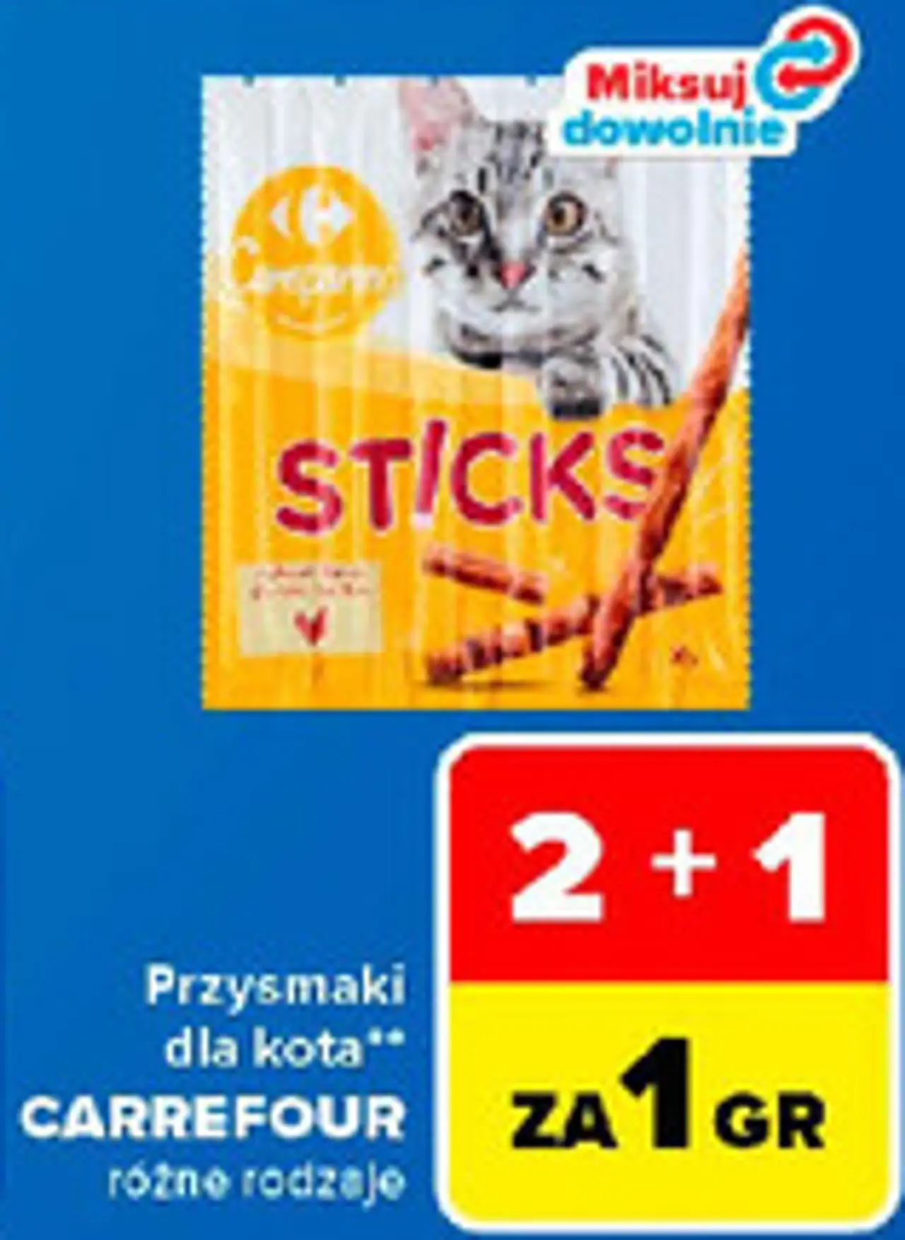 Przysmaki dla kota Carrefour Companino Sticks