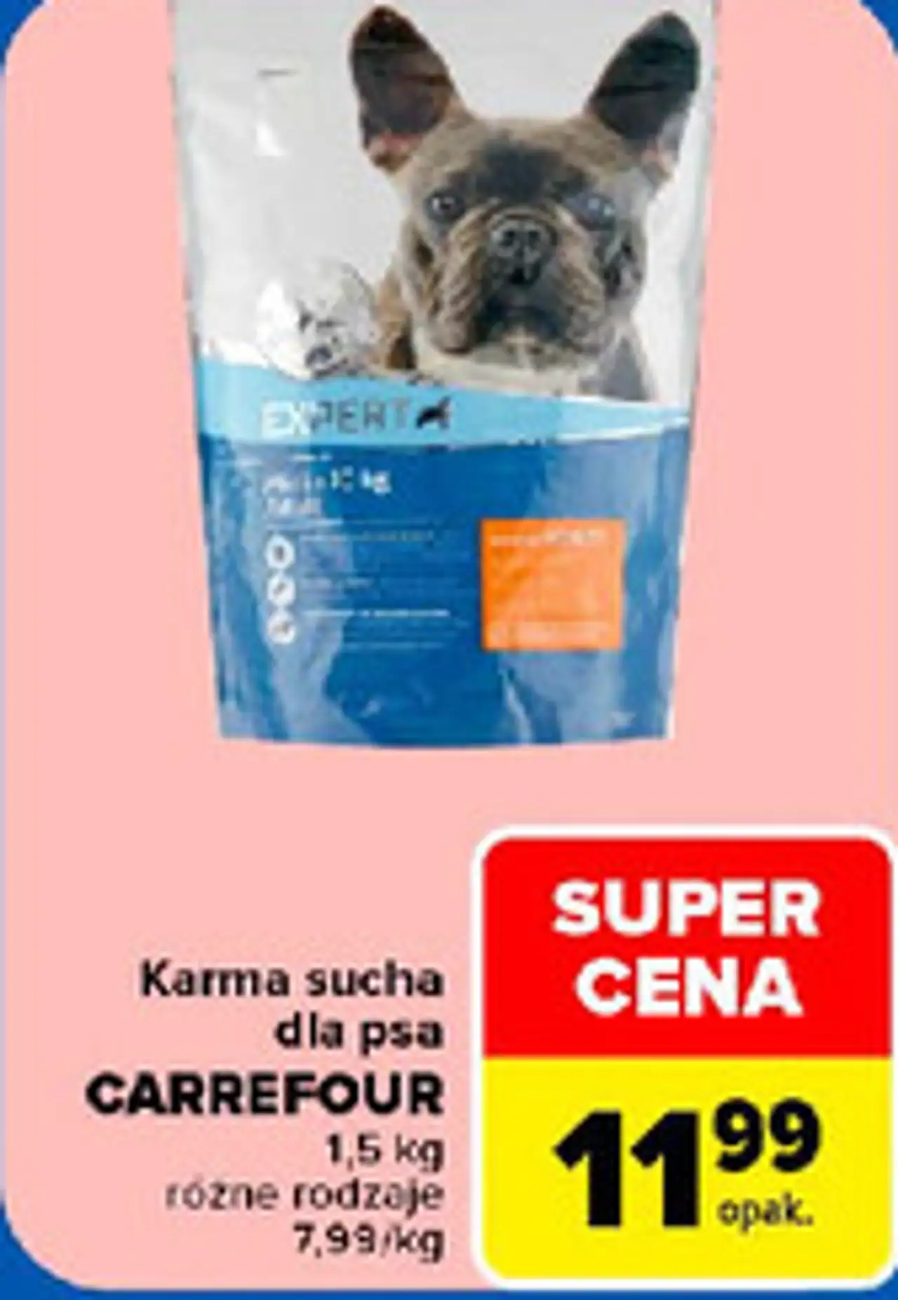 Karma sucha dla psa Carrefour Companino Expert