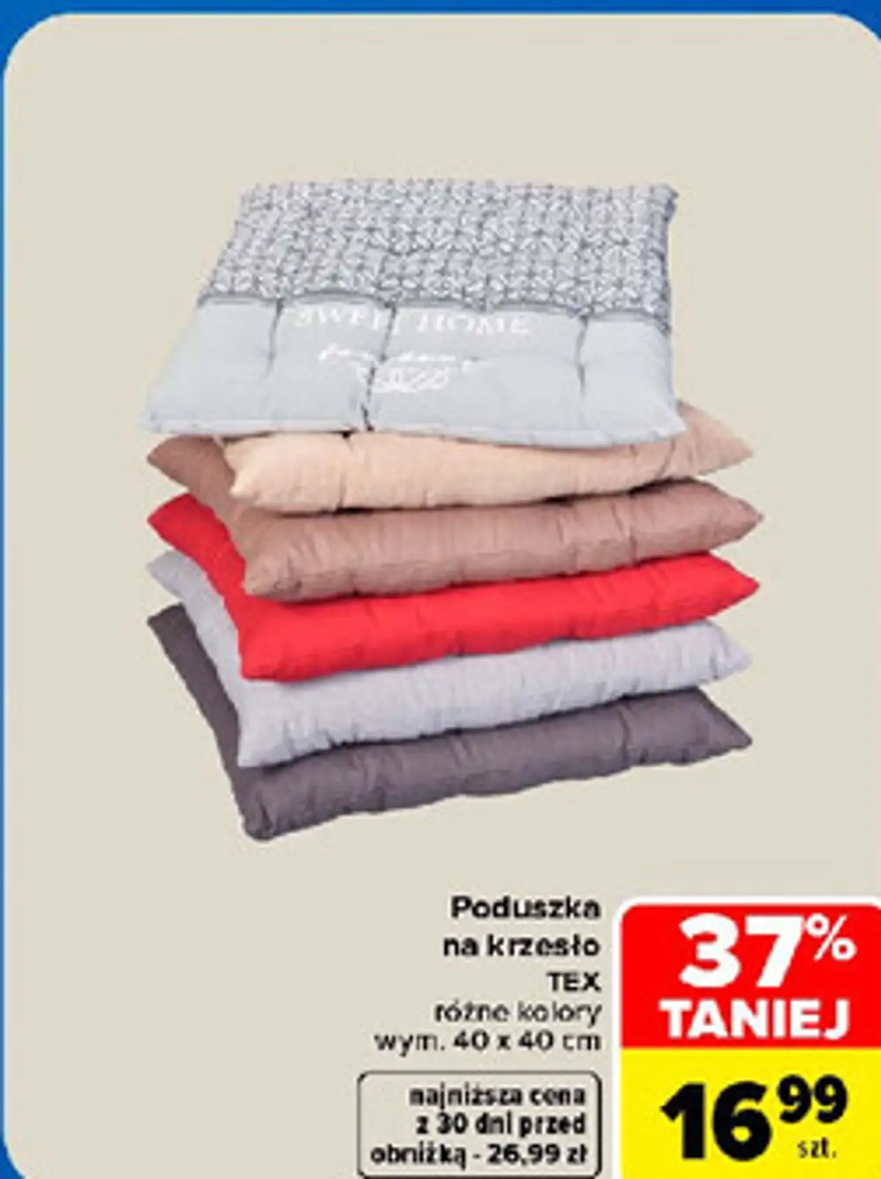 Poduszka na krzesło TEX