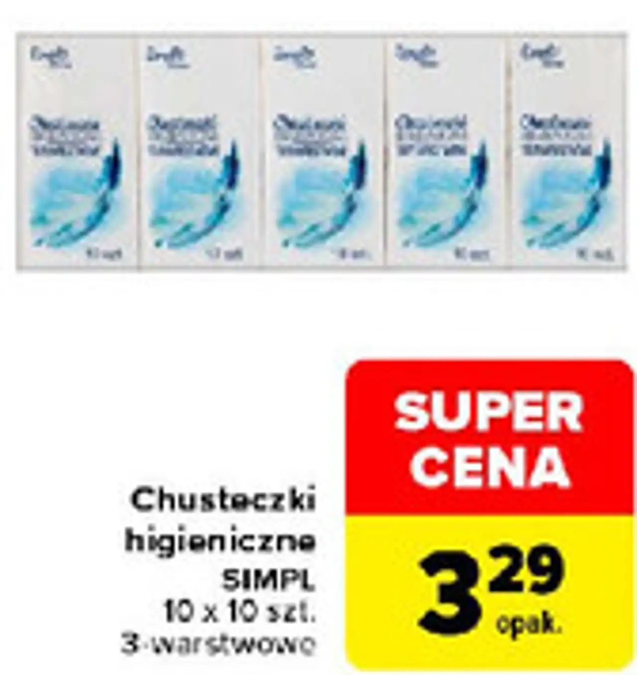 Chusteczki higieniczne SIMPL