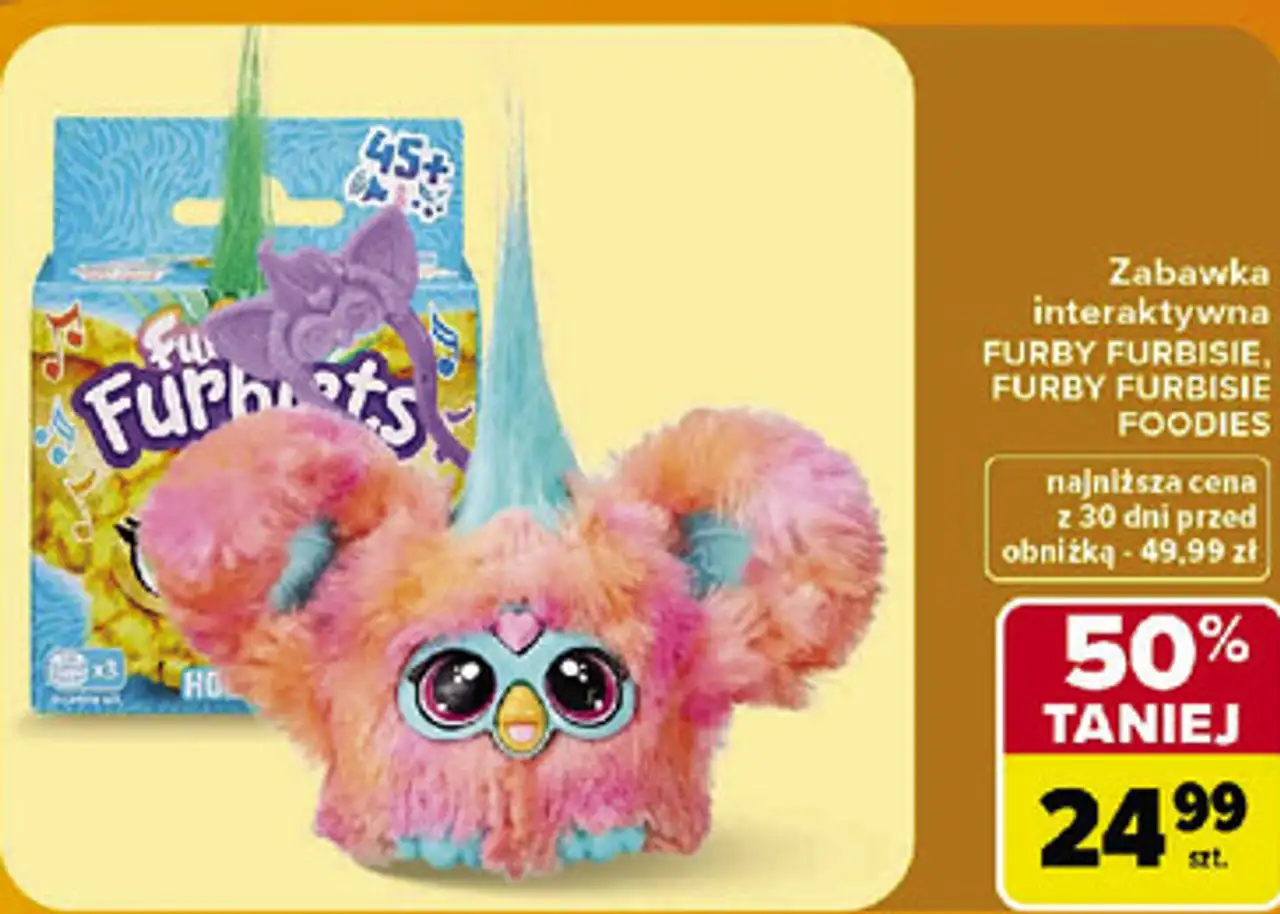 Zabawka interaktywna FURBY FURBISIE, FURBY FURBISIE FOODIES