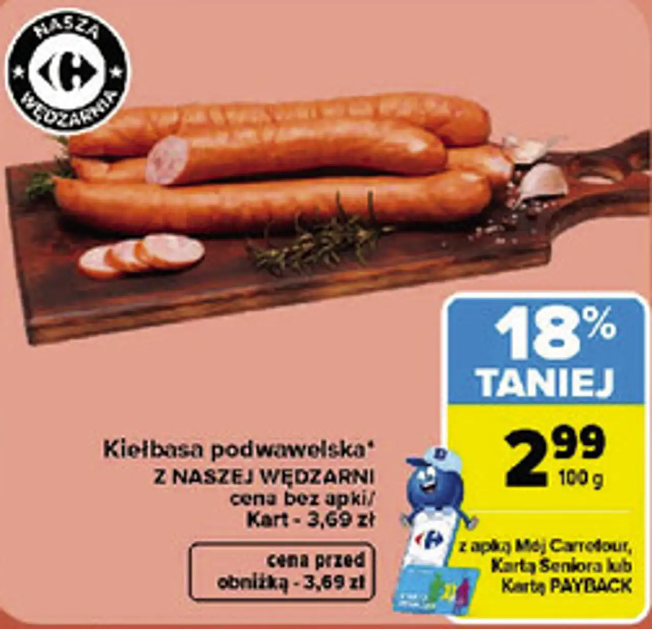 Kiełbasa podwawelska Z NASZEJ WĘDZARNI