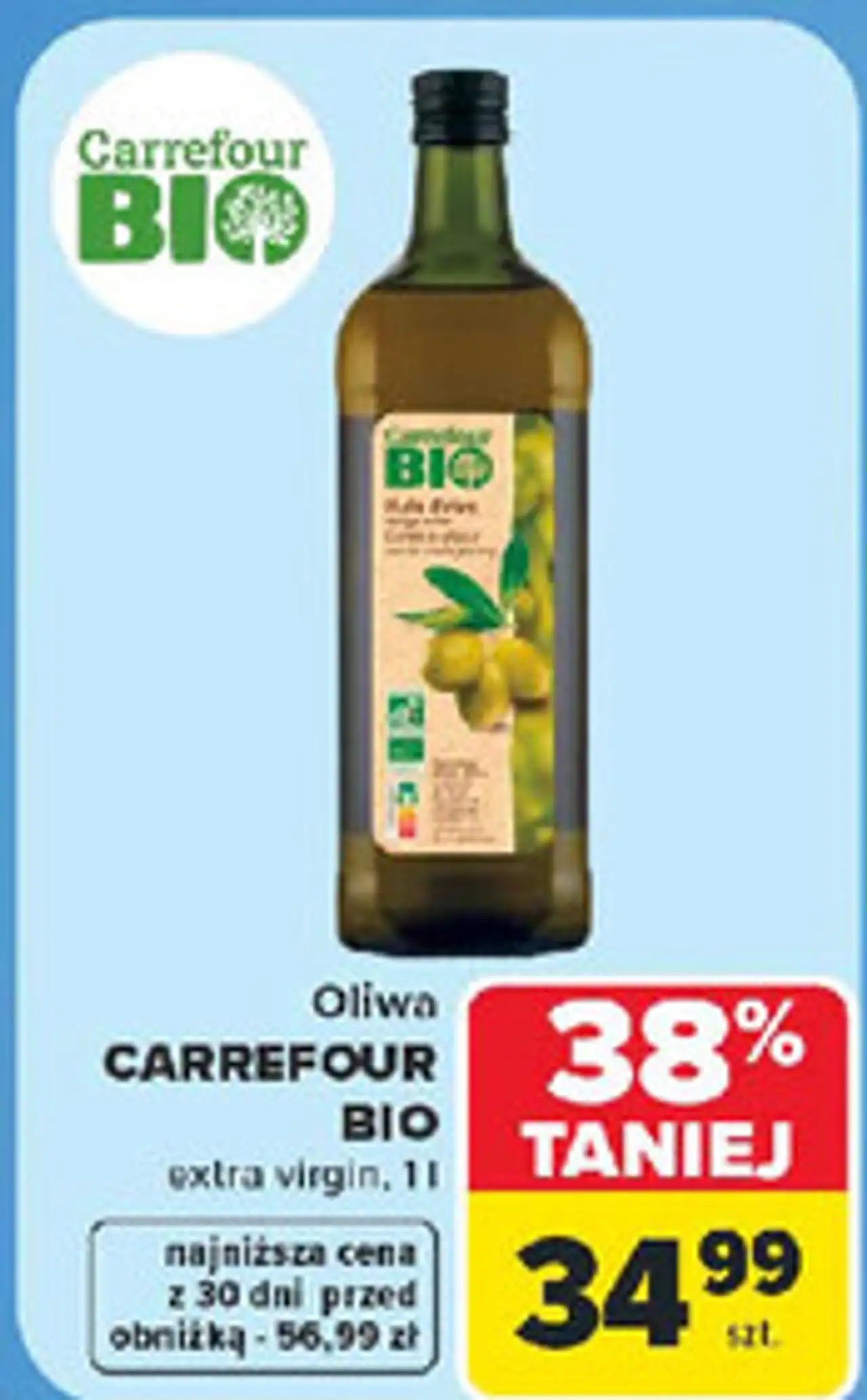 Oliwa Carrefour Bio extra virgin