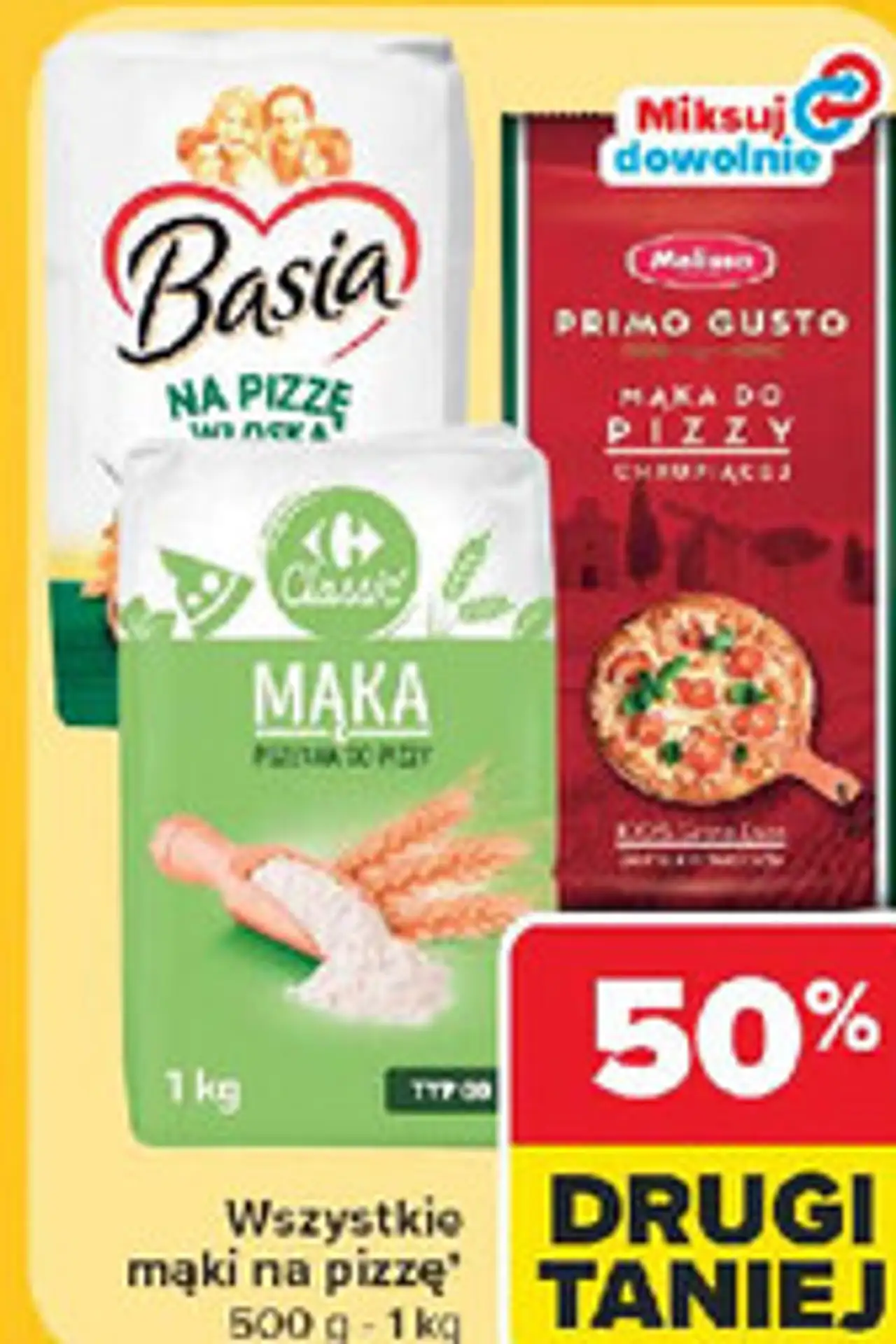Wszystkie mąki na pizzę Basia, Primo Gusto, Classic