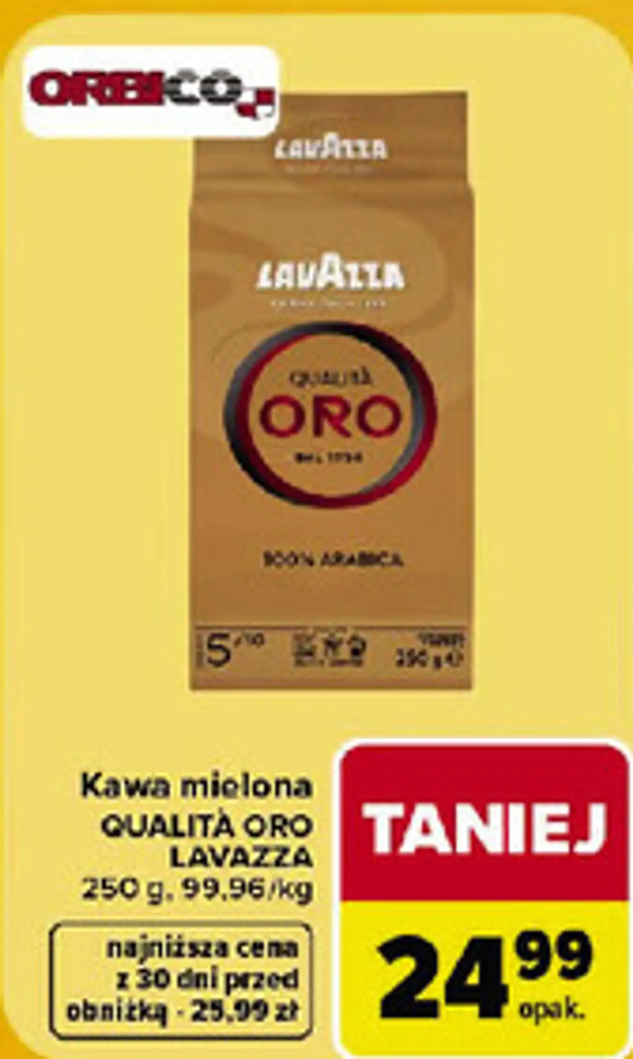 Kawa mielona Qualita Oro Lavazza