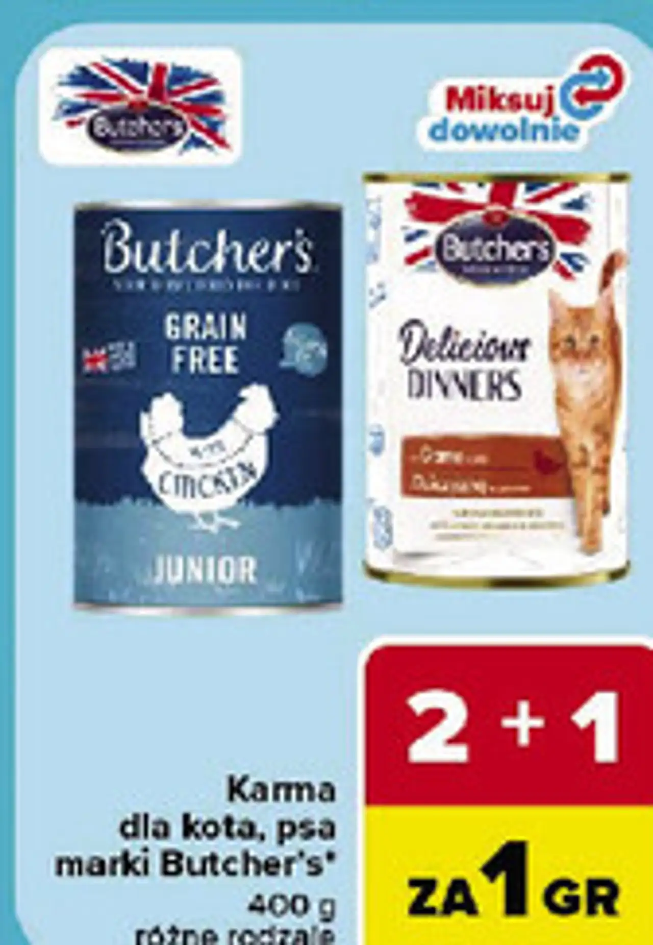 Karma dla kota, psa marki Butcher's
