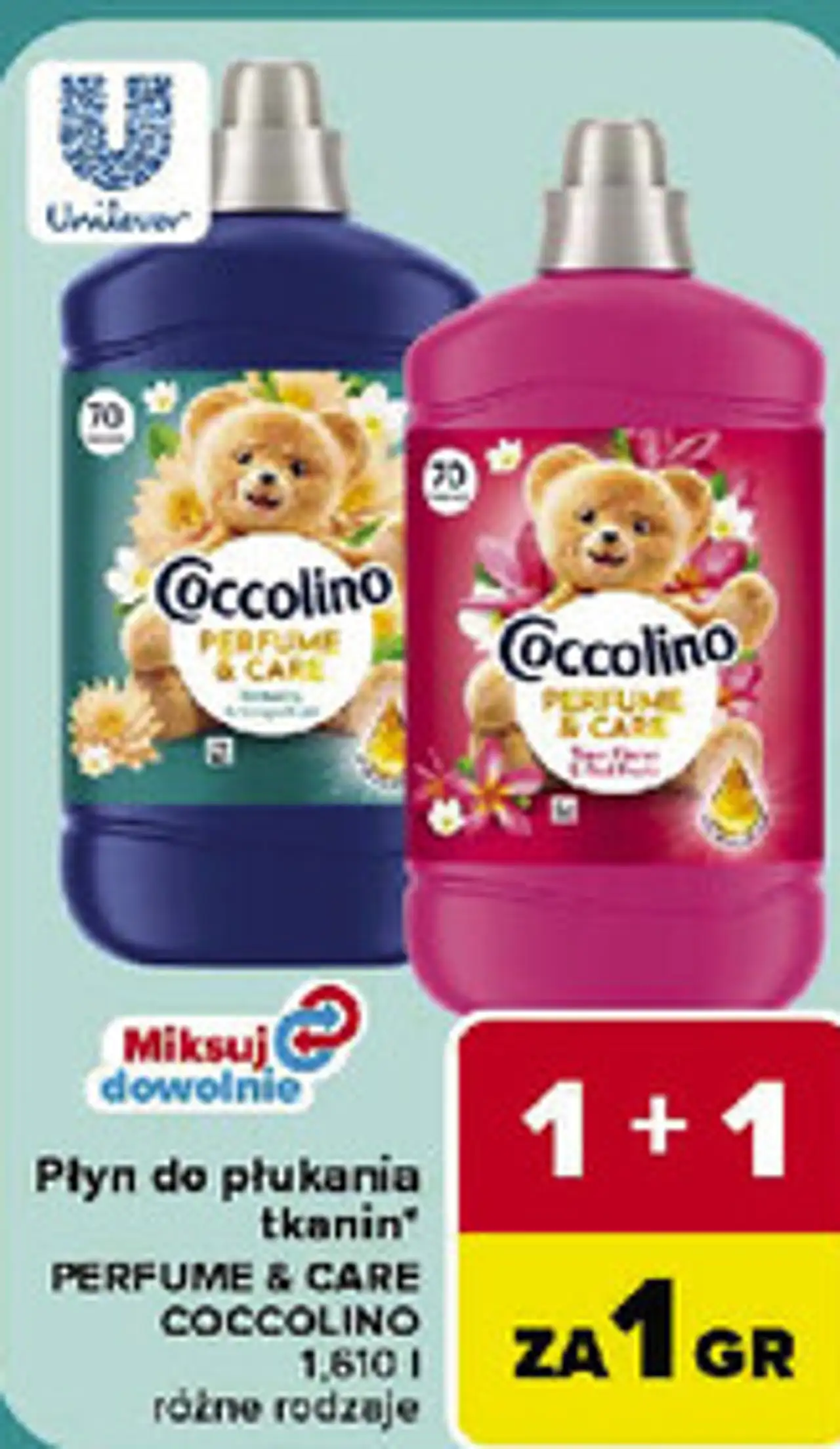 Płyn do płukania tkanin Coccolino Perfume & Care
