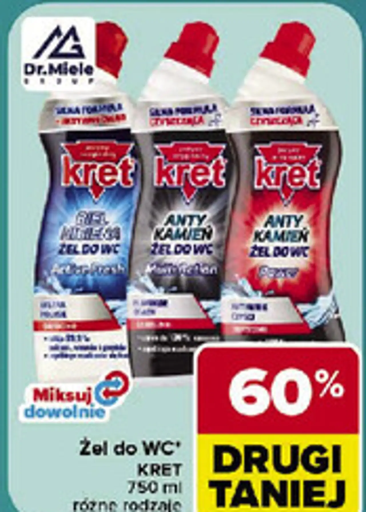 Żel do WC KRET