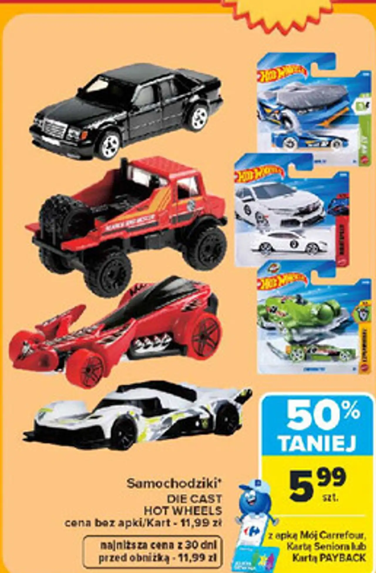 Samochodziki Die Cast Hot Wheels